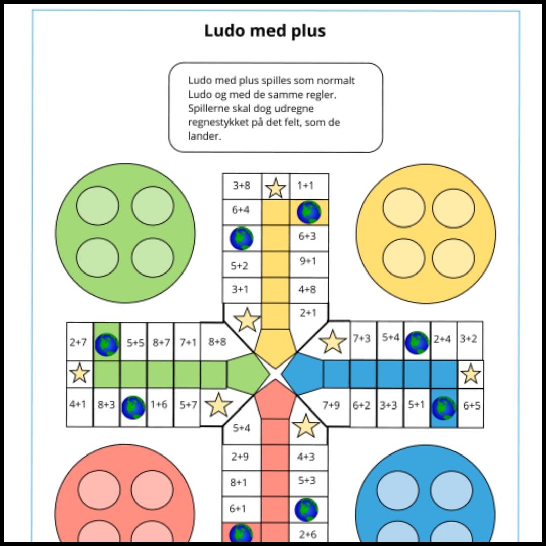 Luske stavelse Lee Spil til dansk og matematik (Print selv) - Leg og Lektie - butikken